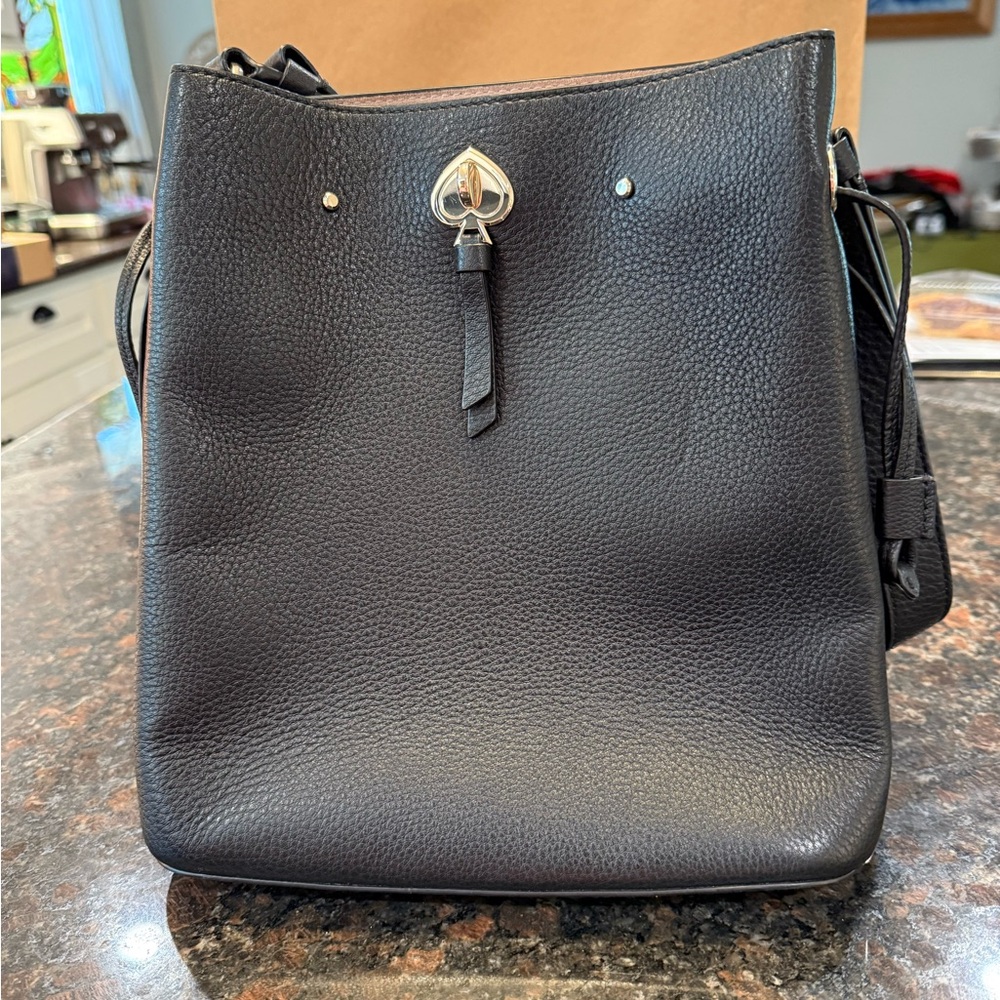 Kate Spade Black Pebbled Leather Crossbody